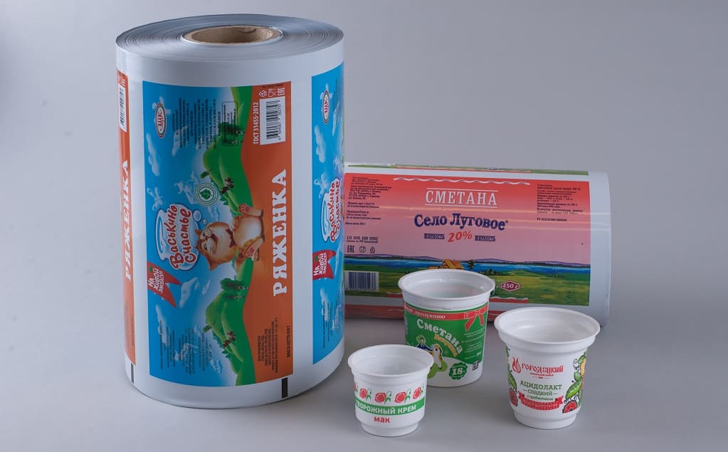 Безопасная упаковка из пластика для молочных продуктов